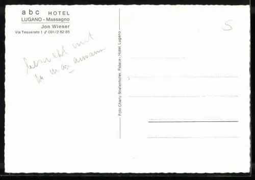 AK Lugano, Massagno, ABC Hotel, Via Tesserete 1