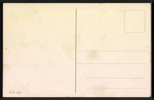 AK Genova, Panorama mit Brücke