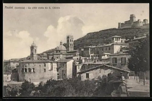 AK Assisi, La citta vista da S. Chiara