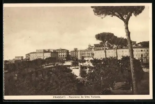 AK Frascati, Panorama da Villa Torlonia