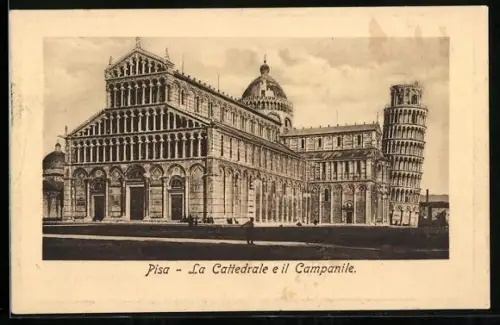 AK Pisa, La Cattedrale e il Campanile