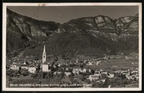 AK Caldaro presso Bolzano, Panorama verso la strada della Mendola