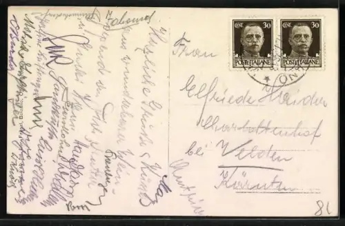 AK Caldaro presso Bolzano, Panorama verso la strada della Mendola