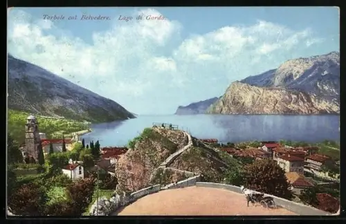 AK Torbole /Lago di Garda, Torbole col Belvedere