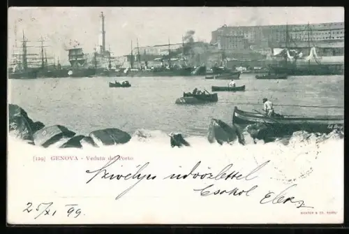 AK Genova, Veduta del Porto