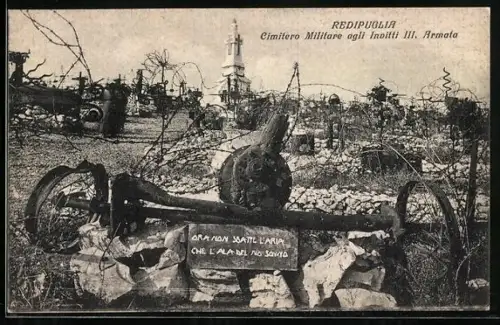 AK Redipuglia, Cimitero Militare agli Invitti III. Armata