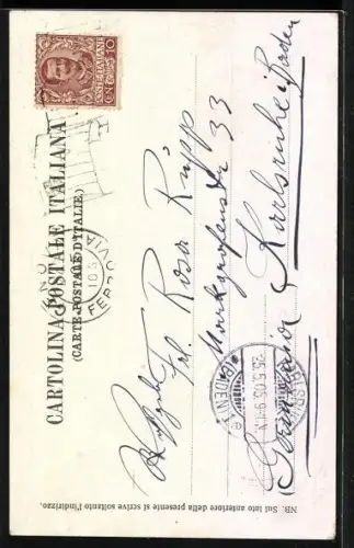 AK Genova, Monumento a Cristoforo Colombo