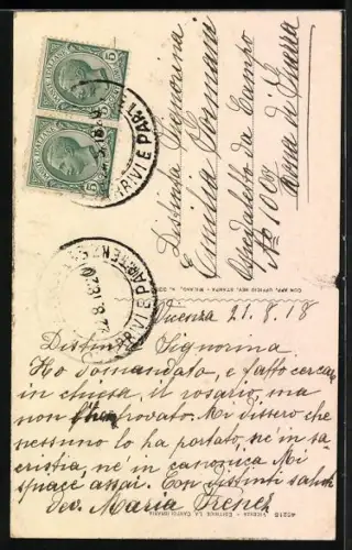 AK Vicenza, Palazzo Velo ora Bevilacqua in Contra Lodi