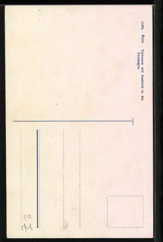 AK Rom, Torbogen mit Anblick in die Campagna