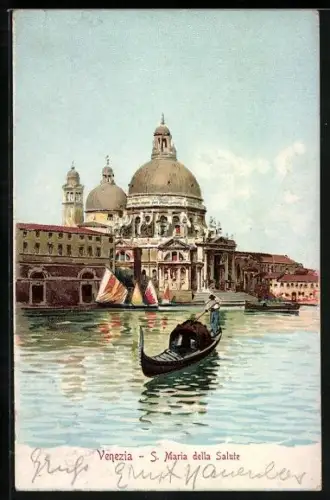 AK Venezia, S. Maria della Salute, Gondel