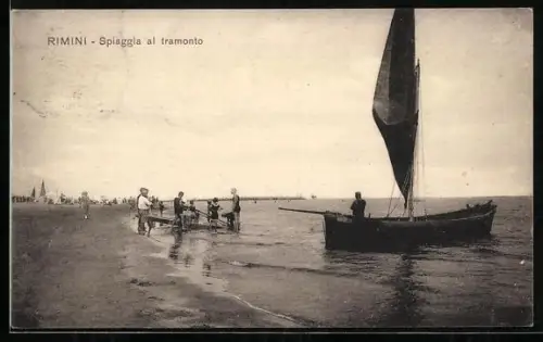 AK Rimini, Spiaggia al tramonto
