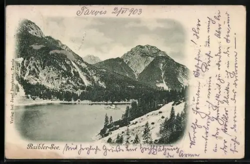AK Tarvis, Blick über den Raibler See