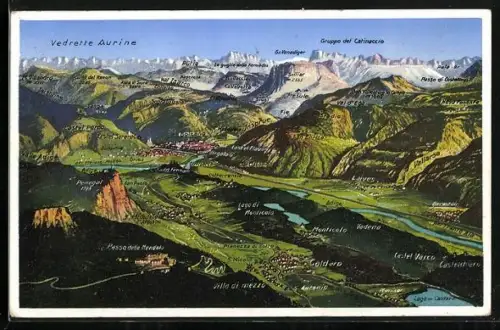 AK Bolzano, Panorama con montagne