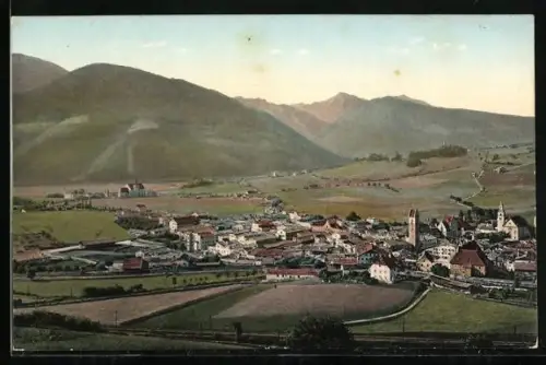 AK Sterzing, Ortsansicht aus der Vogelschau