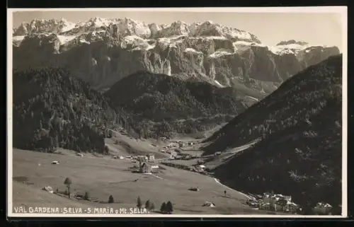 AK Selva /Val Gardena, S. Maria e Mt. Sella
