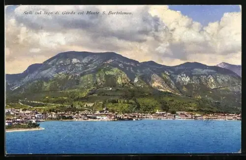 AK Salo, Vista generale sul lago di Garda col Monte S. Bartolomeo