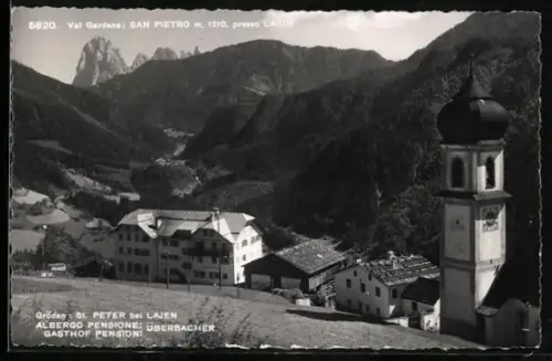 AK St. Peter bei Lajen, Gasthof Überacher