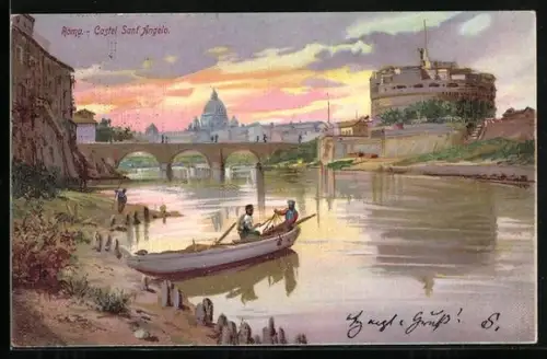 AK Roma / Rom, Castel Sant` Angelo