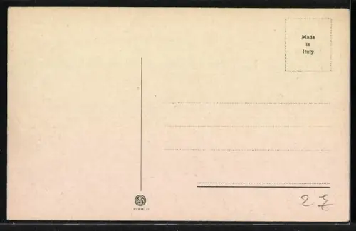 AK Venezia, Canal Grande, Palazzo Franchetti, Gondoliere mit seiner Gondel