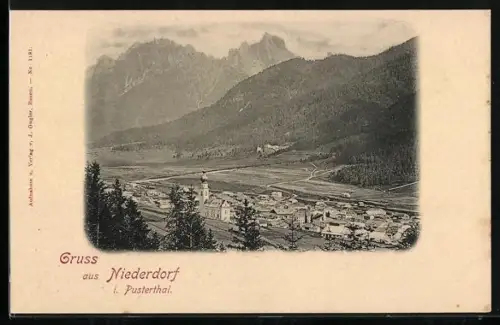 AK Niederdorf i. Pusterthal, Gesamtansicht