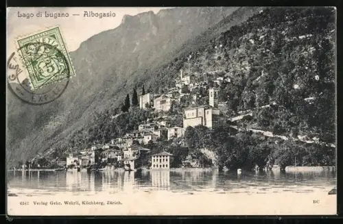 AK Albogasio, Vista generale, Lago di Lugano