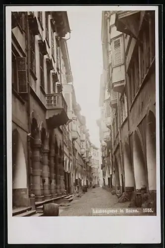 AK Bozen, Strasse Laubengasse