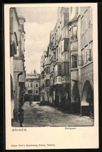 AK Brixen, Blick in die Stadtgasse