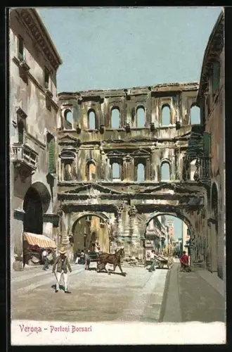AK Verona, Portoni Borsari, Pferdefuhrwerk