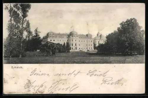 AK Lana, Blick auf das Schloss Lana