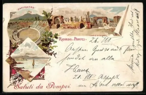 AK Pompei, Anfiteatro, Tempo di Giove