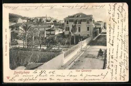 AK Bordighera, Vue Generale