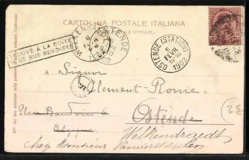 AK Bordighera, Vue Generale