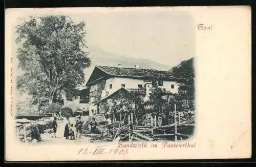 AK St. Leonhard /Passeiertal, Sandwirth im Passeiertal
