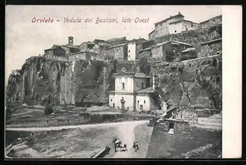 AK Orvieto, Veduta dei Bastioni, lato Ovest
