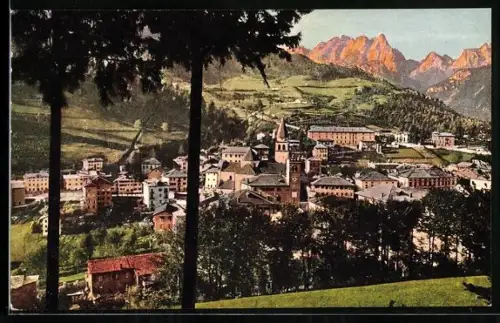 AK Pieve di Cadore, Panorama generale di Pieve di Cadore con Monte Marmarole