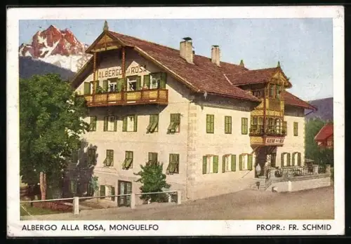 AK Bozen, Albergo alla Rosa, Prop. Fr. Schmid