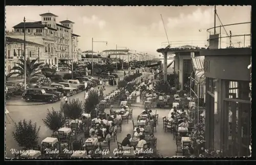 AK Viareggio, Viale Marconi e Caffé Gianni Schicchi