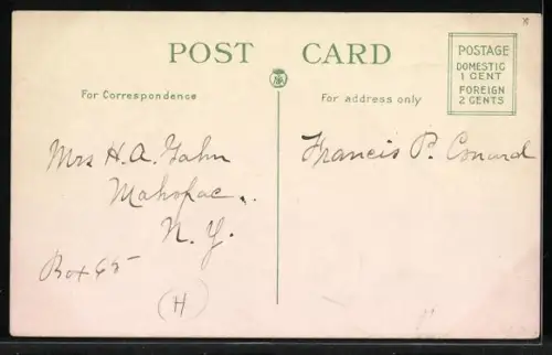 AK Catskill Mts., NY, Fleischman`s, R. R. Avenue