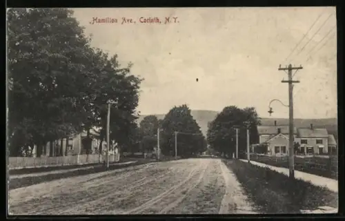 AK Corinth, NY, Hamilton Avenue