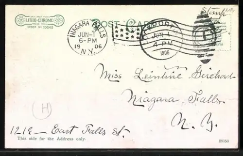 AK Lockport, NY, Looking up Main Street