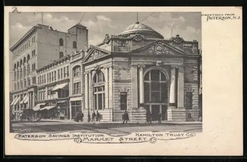 AK Paterson, NJ, Hamilton Trust Co., Market Street