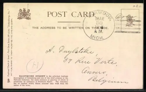 AK Gettysburg, PA, Baltimore Street