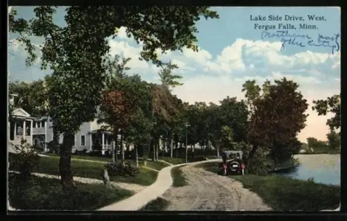 AK Fergus Falls, MN, Lake Side Drive. West