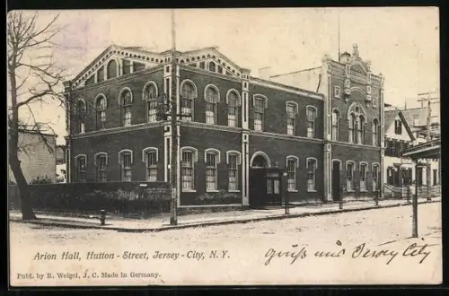 AK Jersey-City, NY, Arion Hall, Hutton-Street