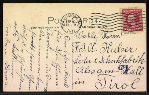 AK Baltimore, MD, Post Office and Battle Monument