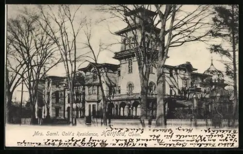 AK Hartford, CT, Mrs. Saml. Colt`s Residence