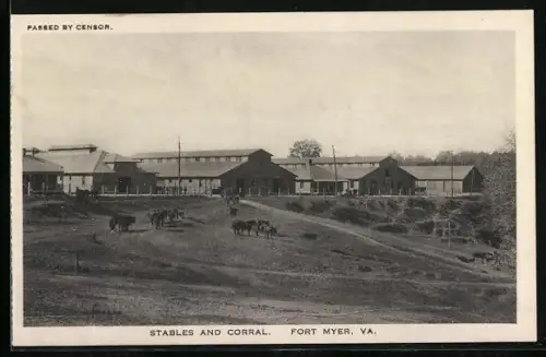 AK Fort Myer, VA, Stables and Corral