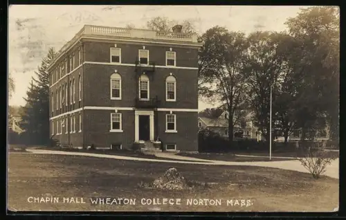 AK Norton, MA, Chapin Hall, Wheaton College