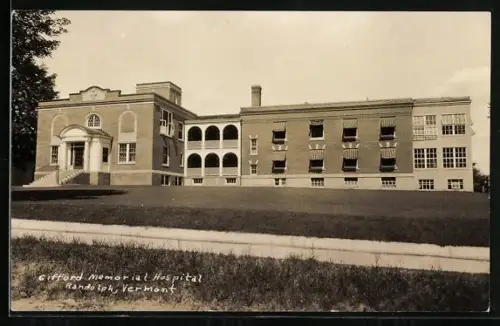 AK Randolph, VT, Clifford Memorial Hospital