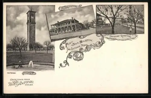 AK San Antonio, TX, Fort Sam Houston, Officers` quarters, Tower